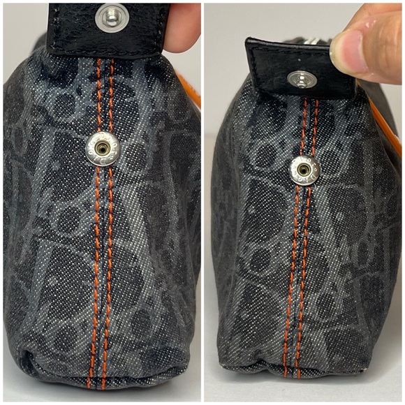 ✨✨✨✨SOLD✨✨✨✨ Christian Dior Authentic Denim Trotter Cosmetic Pouch Flight - Picture 6 of 10